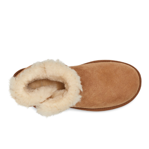 UGG Mini Bailey Button II Chestnut Women's Shoes.