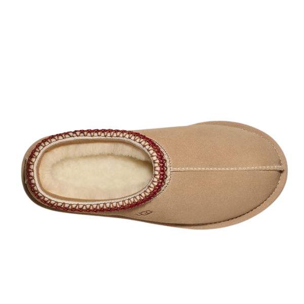 UGG Tasman Slipper Sand/Dark Cherry