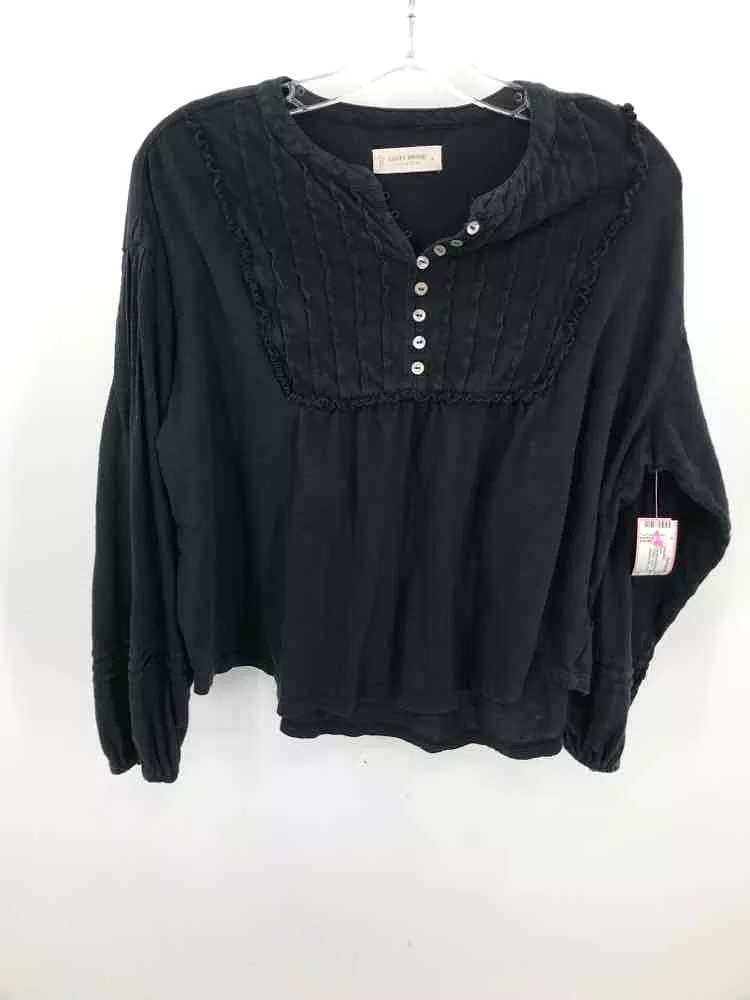 Used Lucky Brand Black Blouse - Size Small.