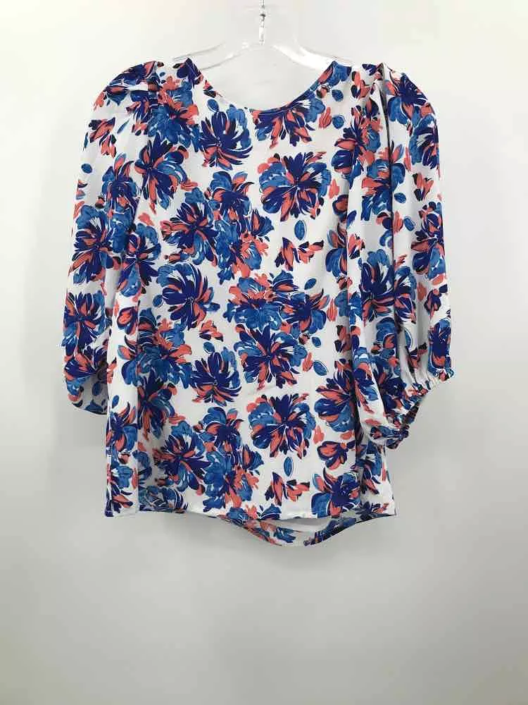 Used THML White Size Small Blouse