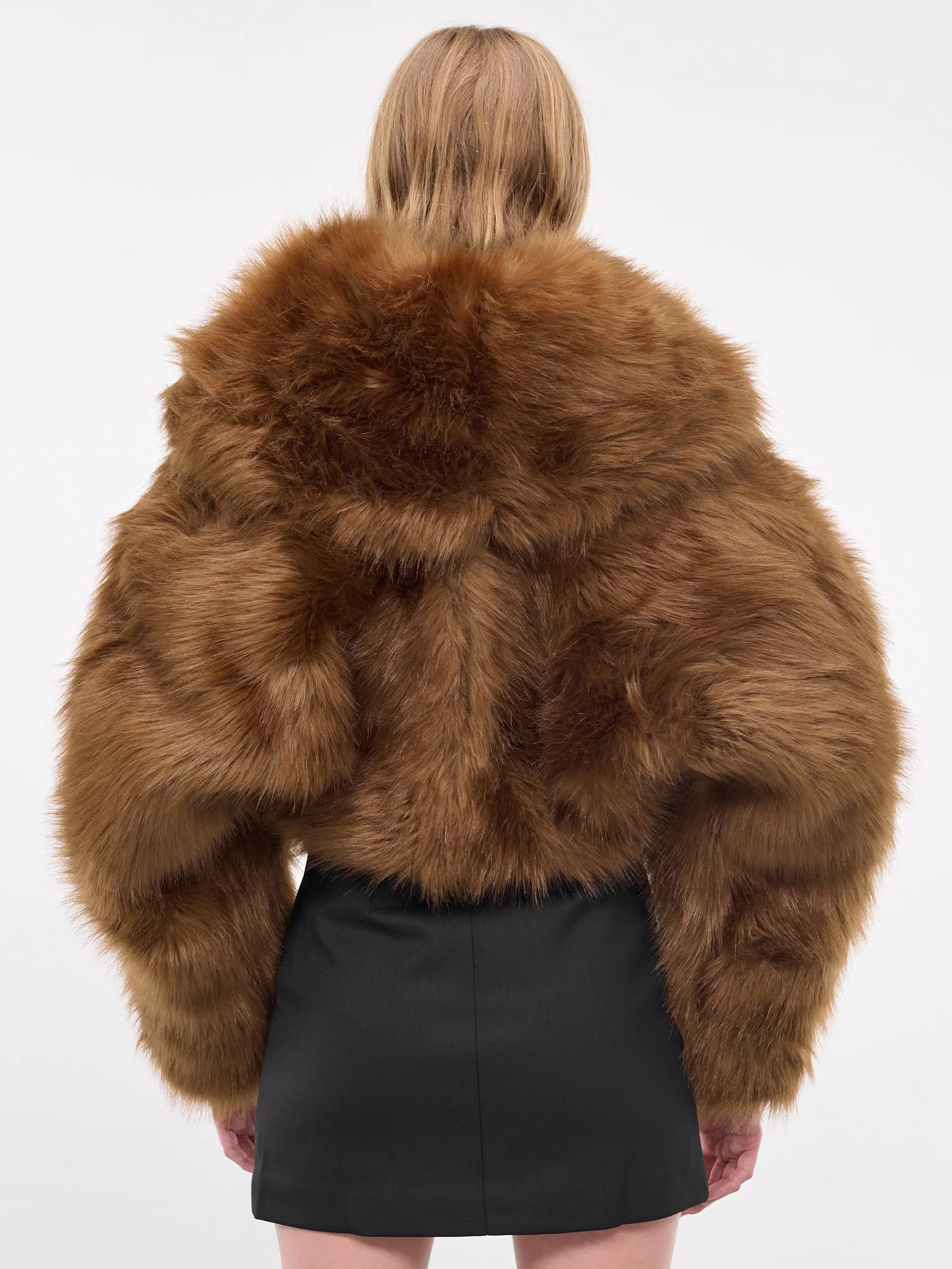 Vicinity Cropped Fur Jacket (ES2224TR-TROUT)