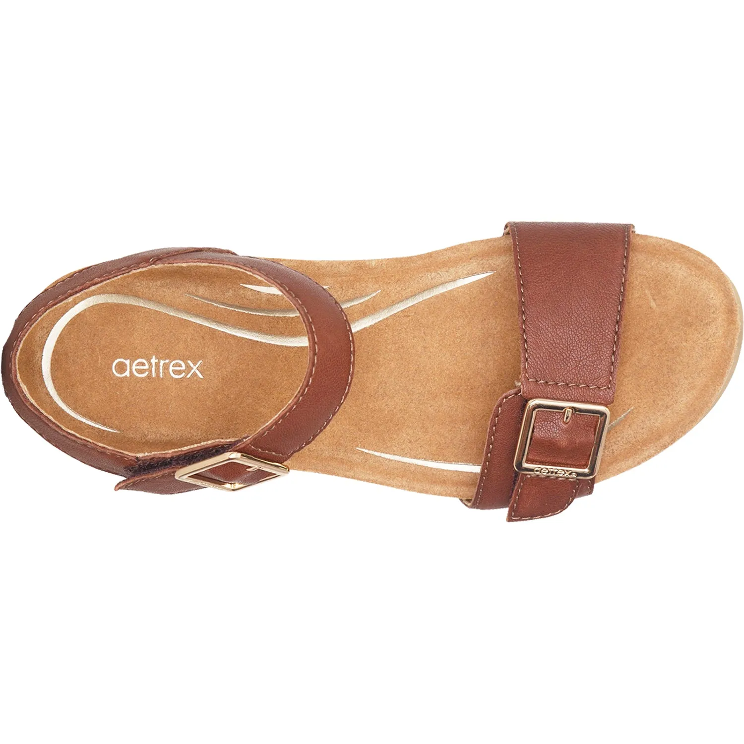 Walnut Leather Women's Aetrex Lexa