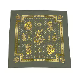 Olive Western Bandana