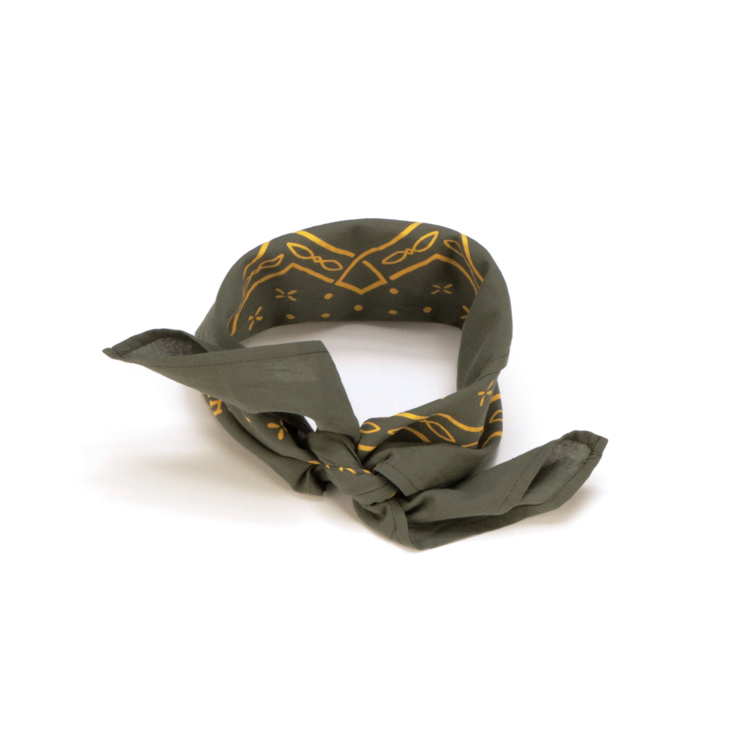 Olive Western Bandana