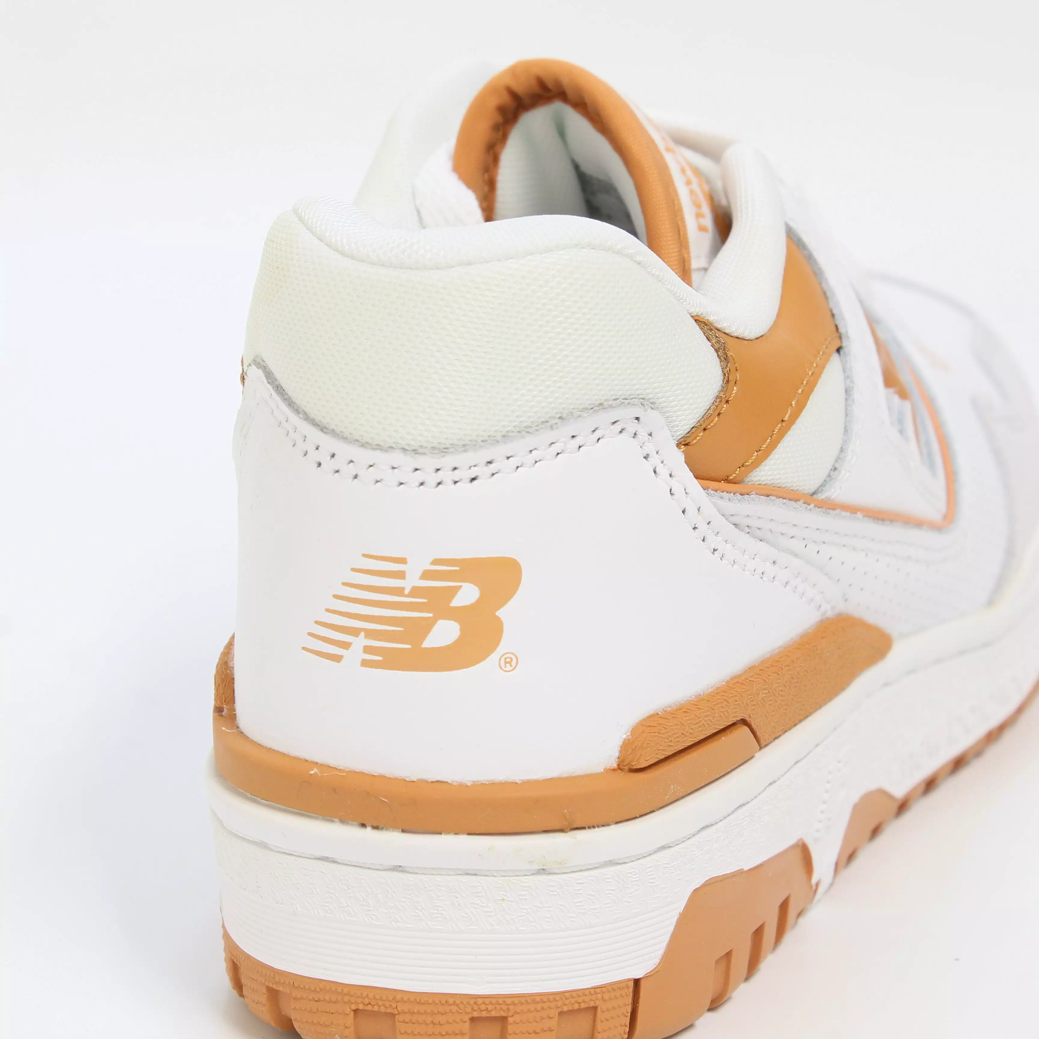 White Orange Grey Trainers - New Balance BB550