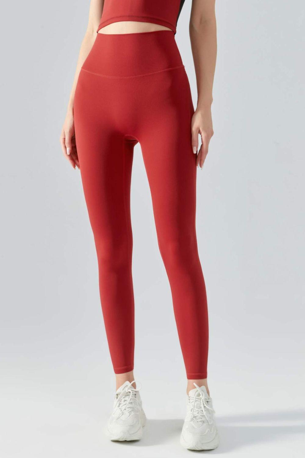 Active Leggings with Wide Waistband