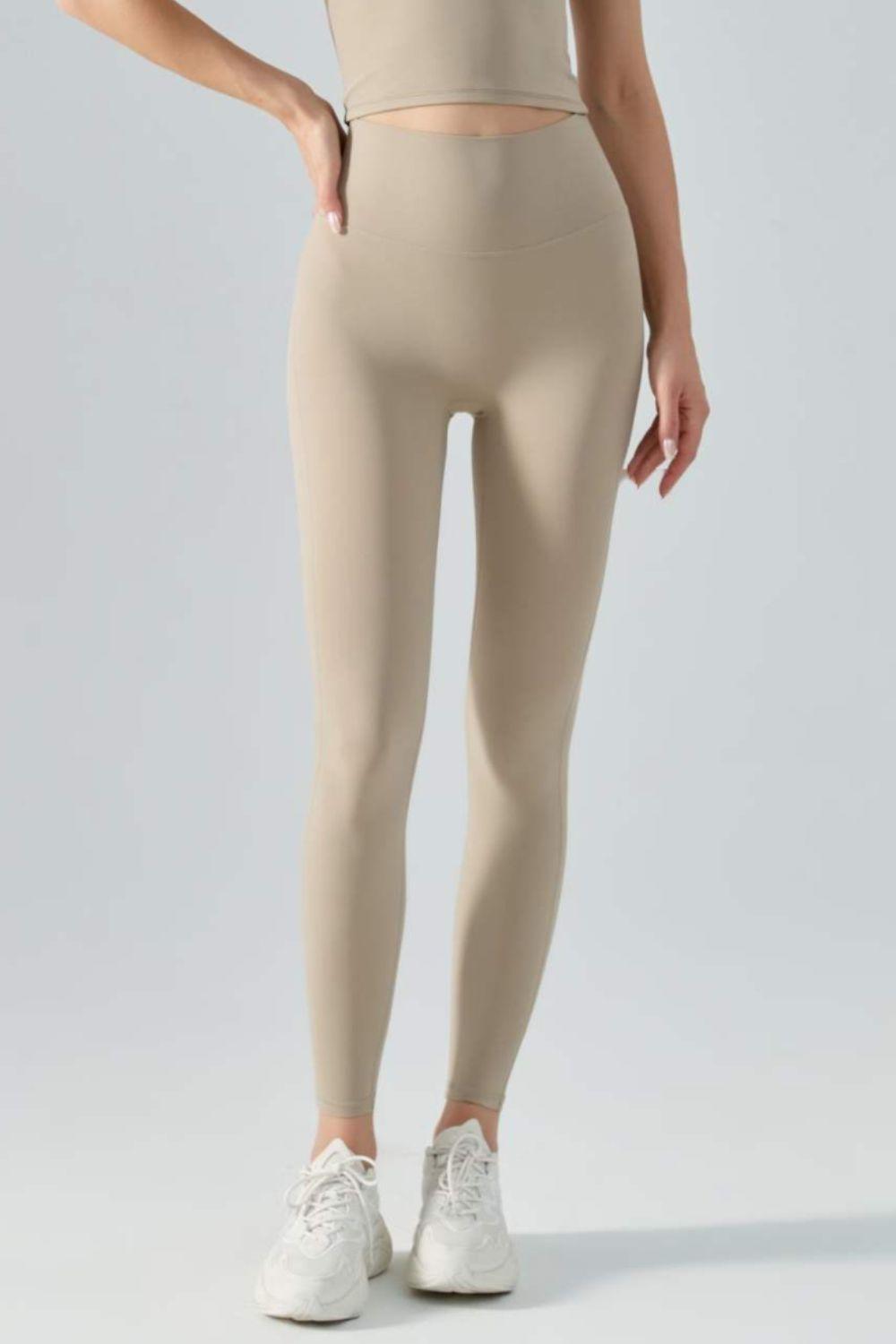 Active Leggings with Wide Waistband