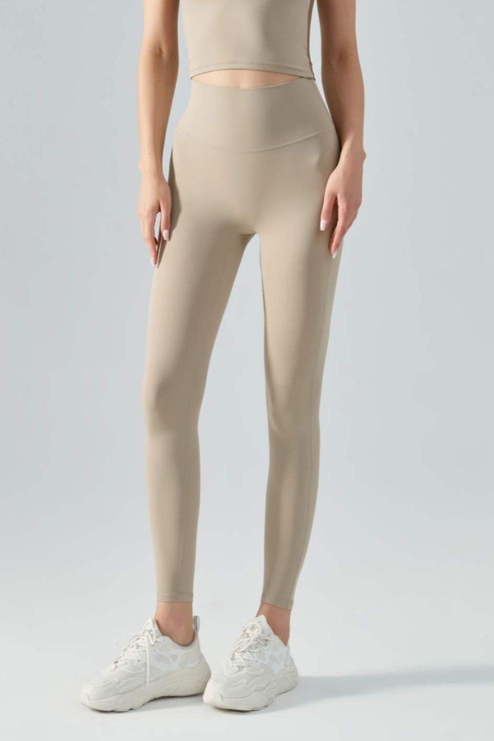 Active Leggings with Wide Waistband