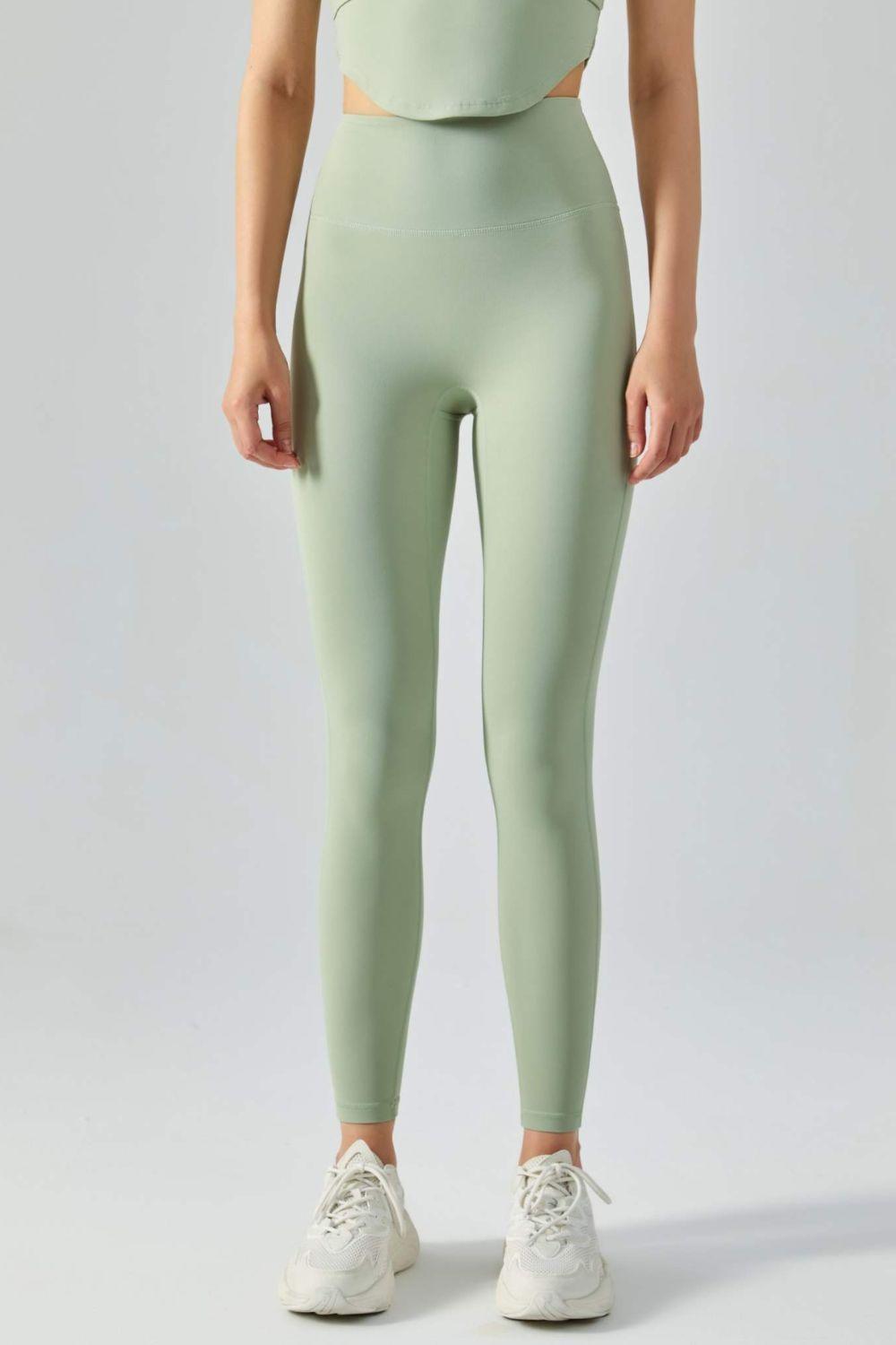 Active Leggings with Wide Waistband