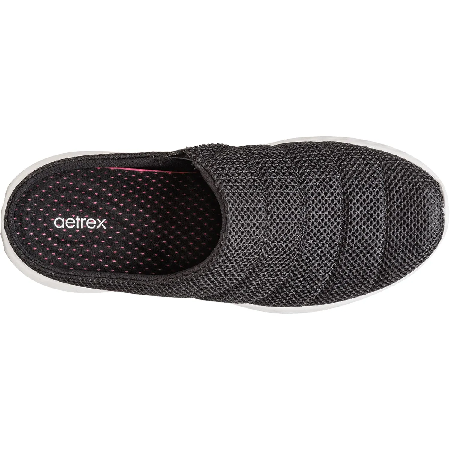 Women Aetrex Harley Black Mesh