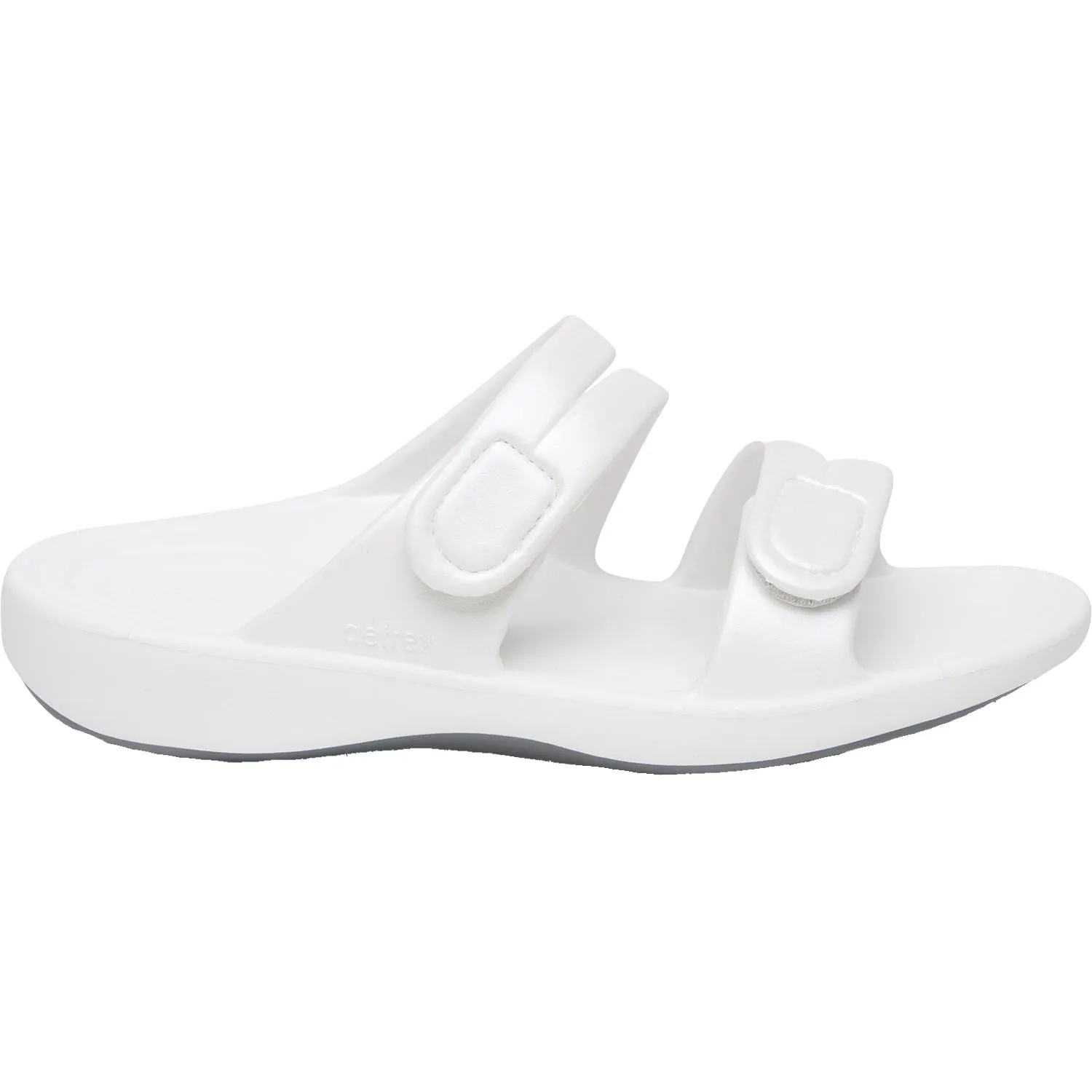 Women Aetrex Janey Sport White EVA