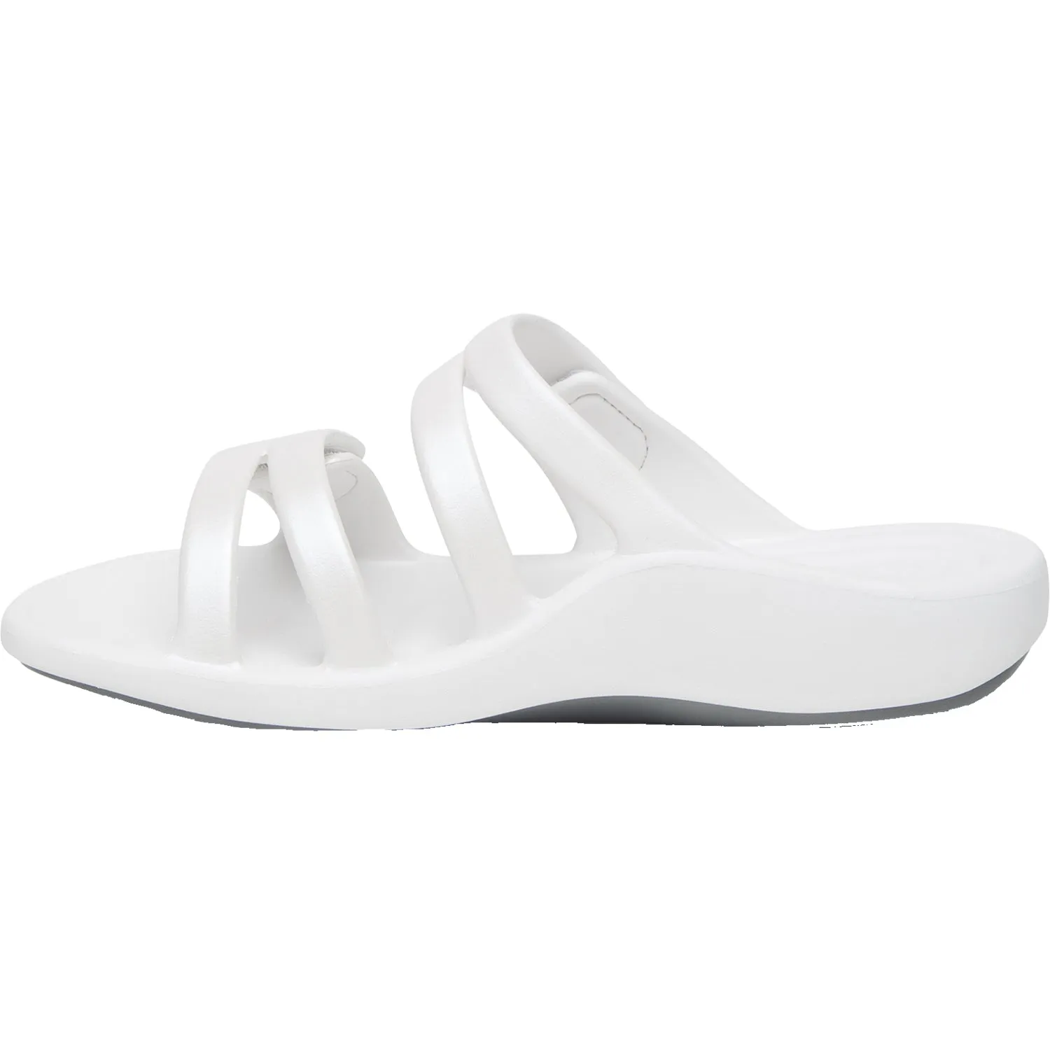 Women Aetrex Janey Sport White EVA