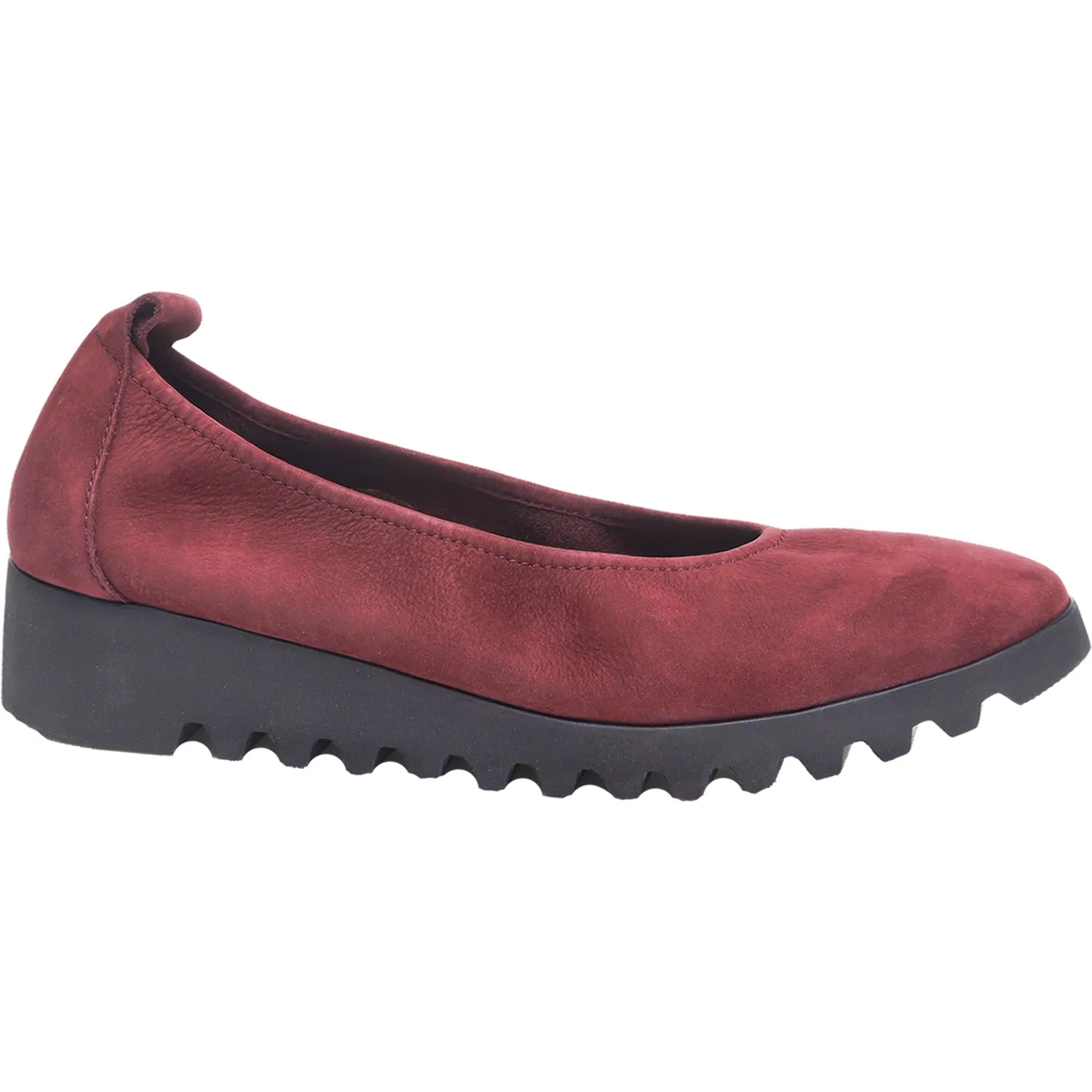 Women's Aetrex Brianna Burgundy Suede Shoes