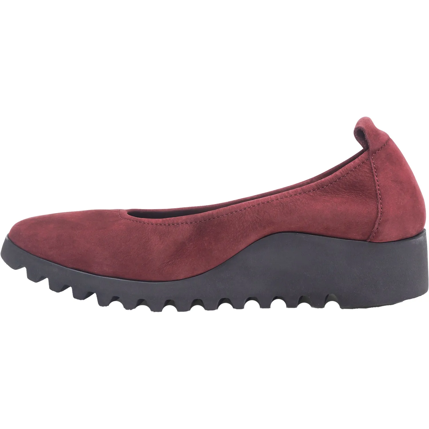 Women's Aetrex Brianna Burgundy Suede Shoes