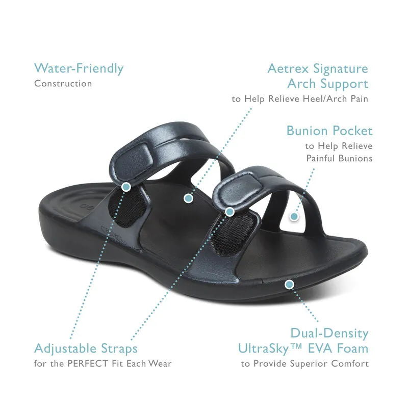 Women's Aetrex Janey Sport Water-Friendly Slide