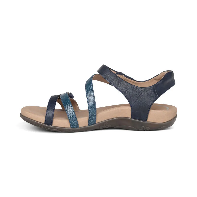 Women's Aetrex Jess Adjustable Quarter Strap Sandal