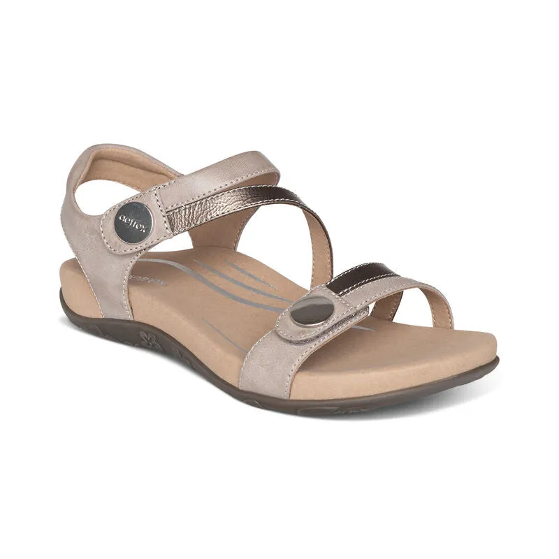 Women's Aetrex Jess Adjustable Quarter Strap Sandal