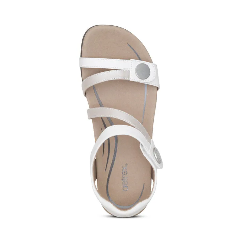 Women's Aetrex Jess Adjustable Quarter Strap Sandal