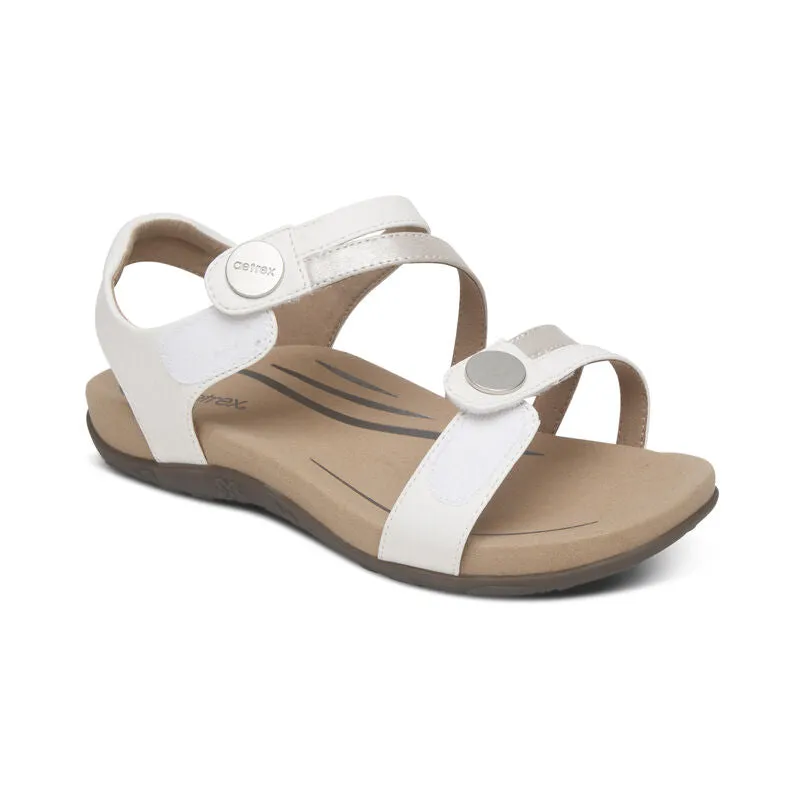 Women's Aetrex Jess Adjustable Quarter Strap Sandal