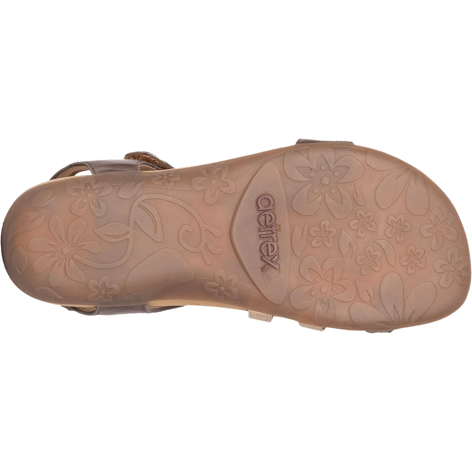 Women's Aetrex Jess Bronze Synthetic Shoes