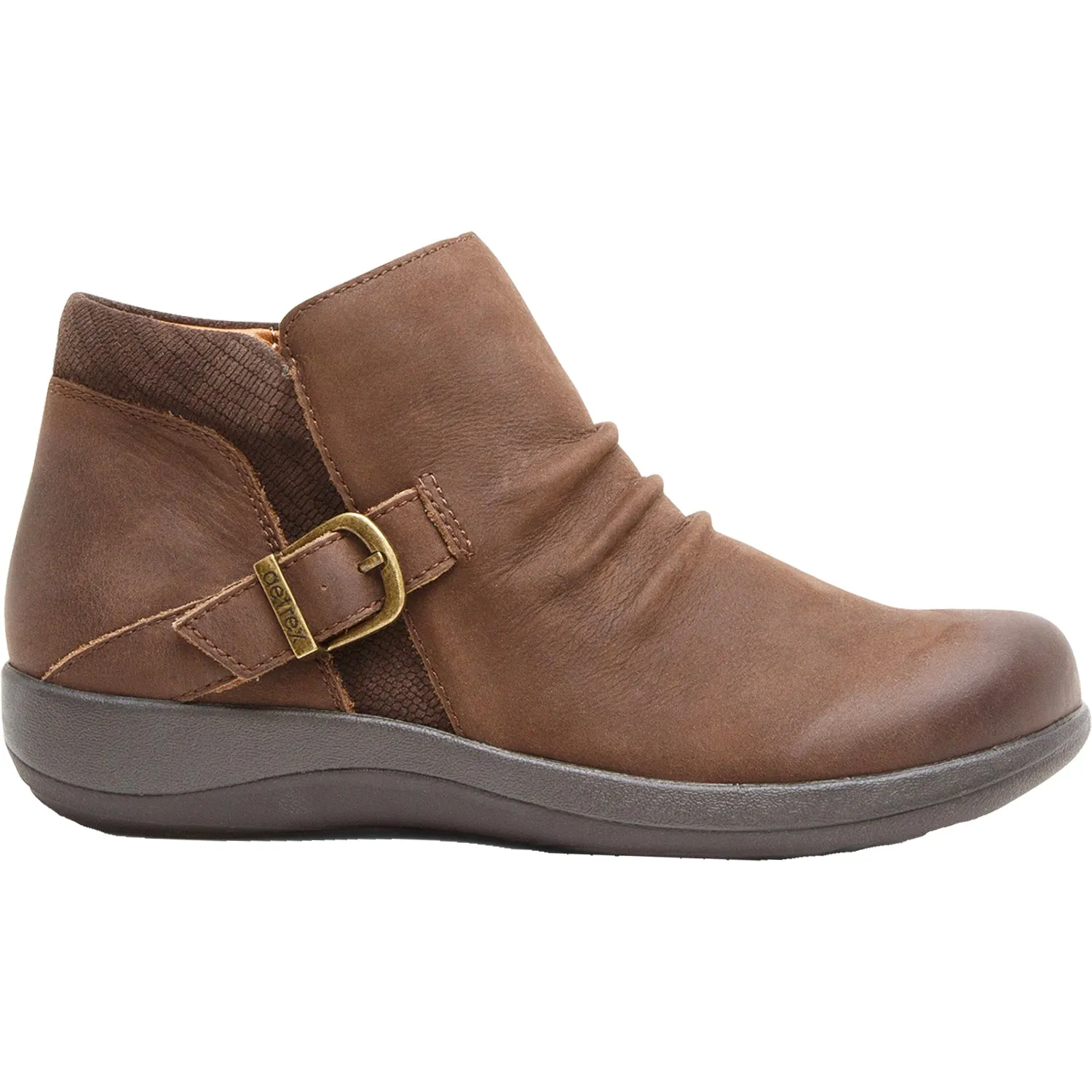 Women's Aetrex Luna Dark Earth Nubuck