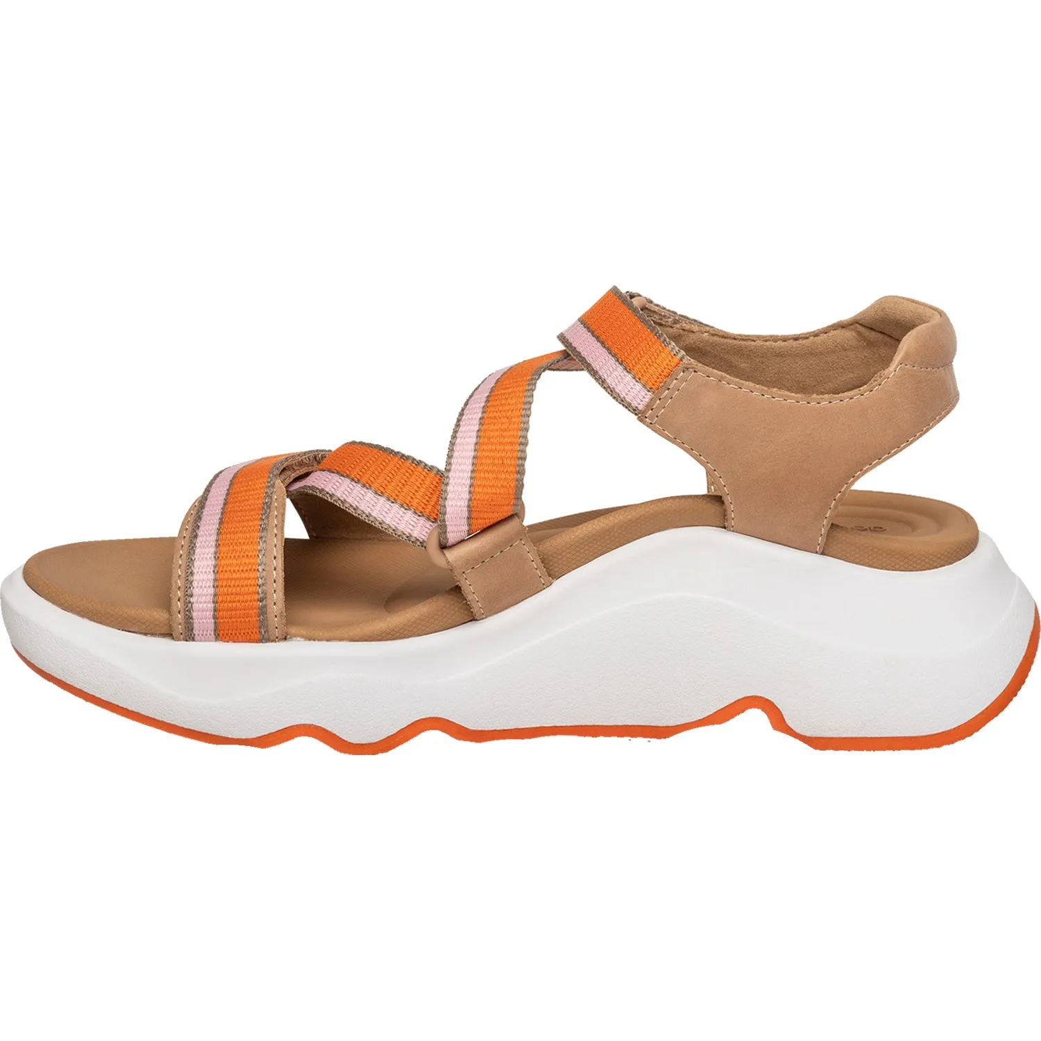 Women's Aetrex Marz Camel Fabric Footwear