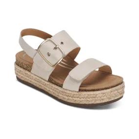 Women's Aetrex Vania Arch Support Platform Sandal