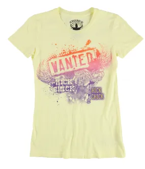 Womens Chaser Wanted Graphic Tee