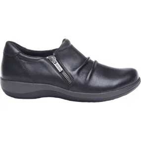 Women's Katie Black Leather Shoes by Aetrex