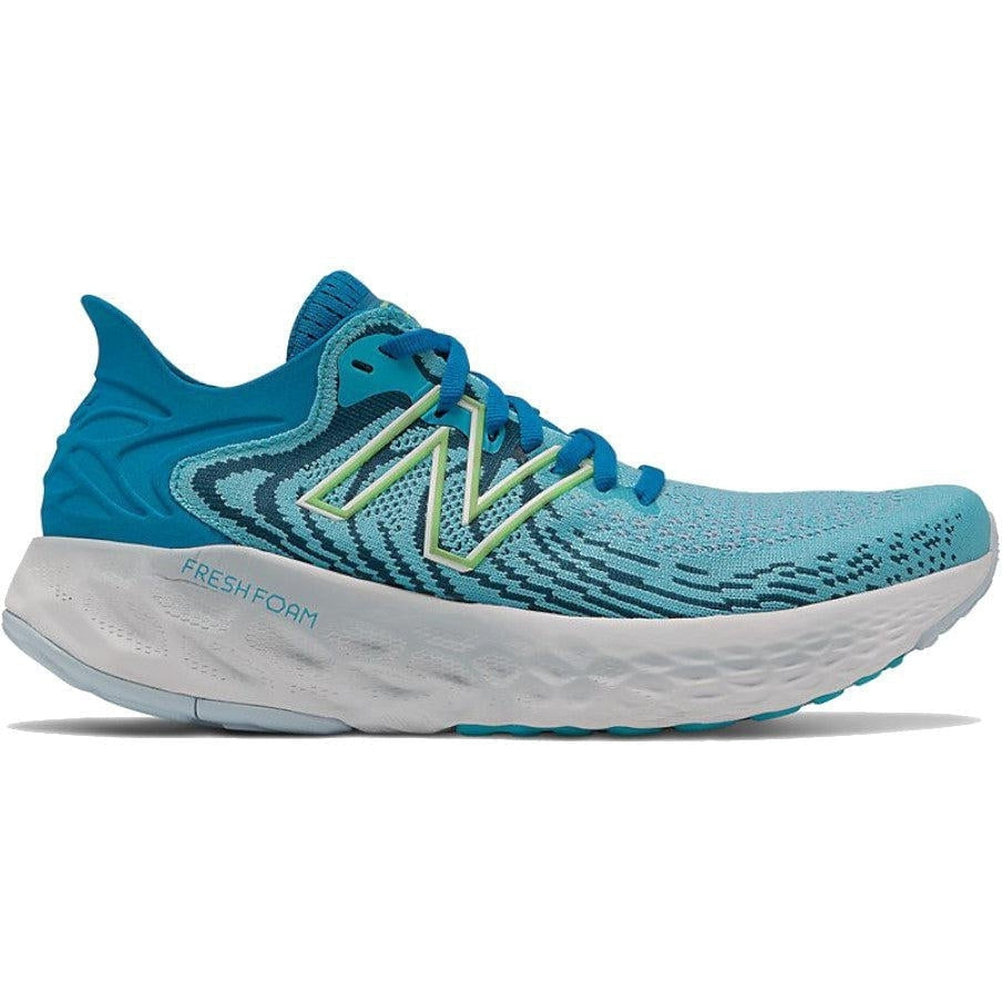 Women's New Balance Fresh Foam 1080 v11, Virtual Sky Bleached Lime Glo, 10.5 D Wide - Buy Online Now