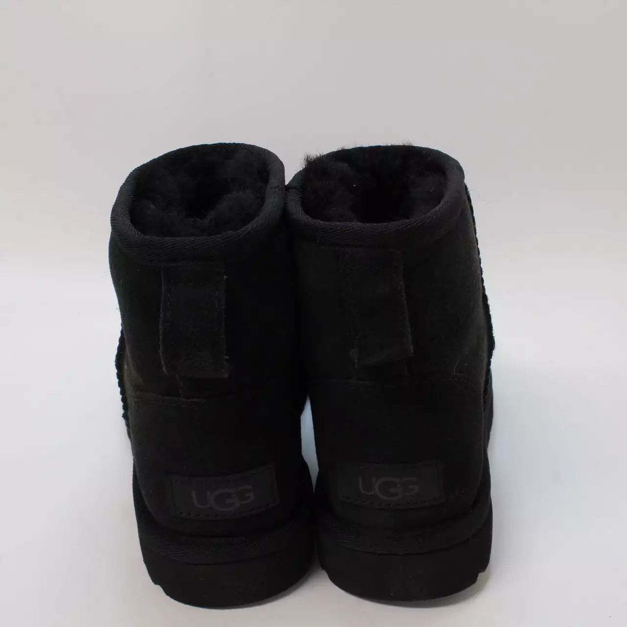 Women's UGG Classic Mini II - Black Suede - UK Size 3