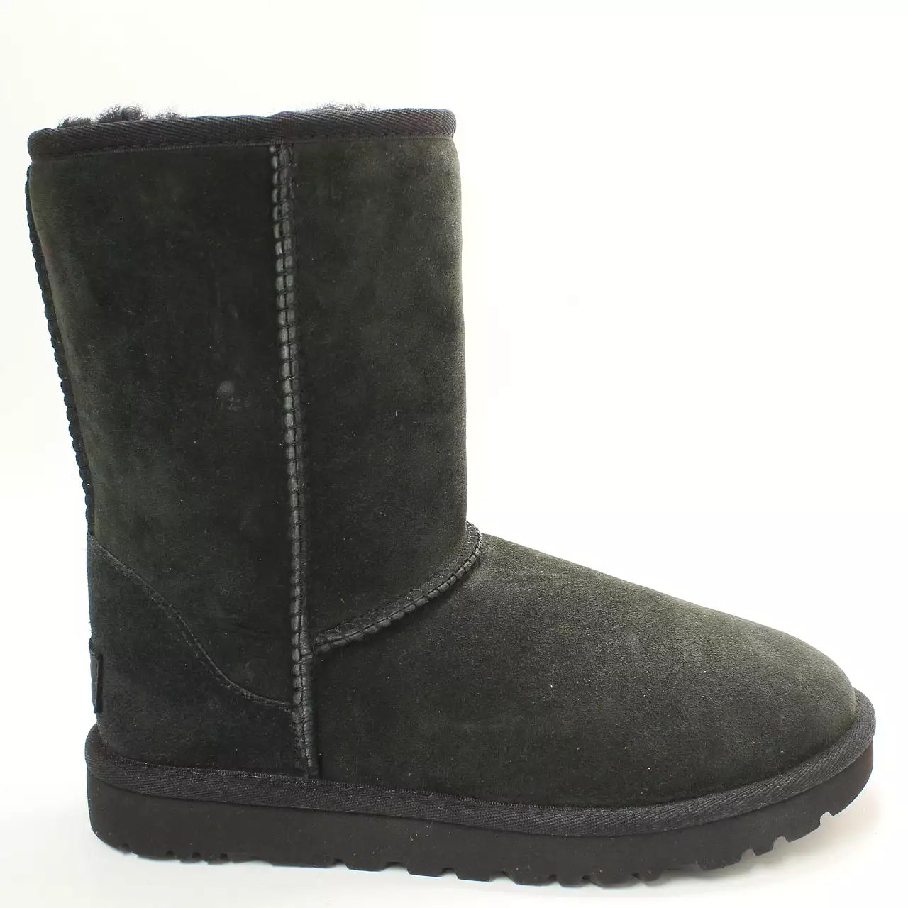 UGG Classic Short II Boot - Black Suede - UK Size 3