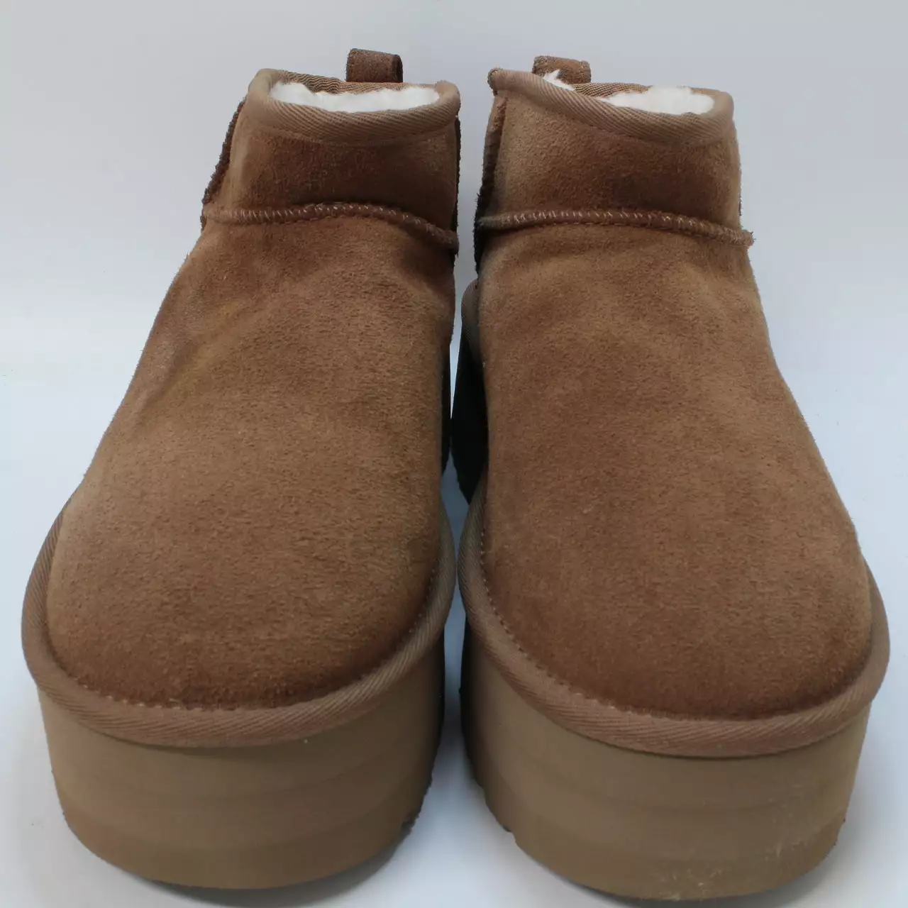 Womens UGG Classic Ultra Mini Platform Chestnut - Size 6 UK