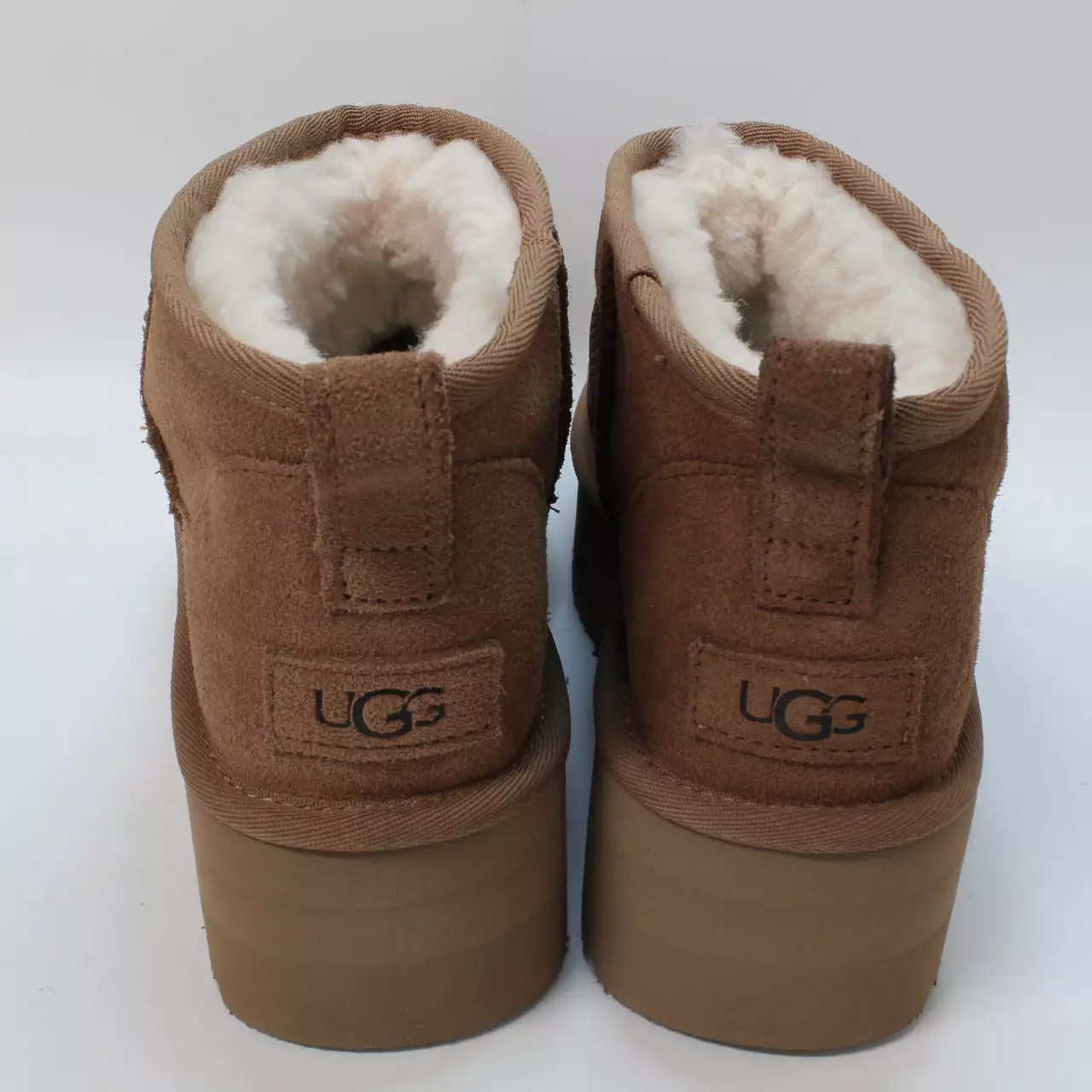 Womens UGG Classic Ultra Mini Platform Chestnut - Size 6 UK