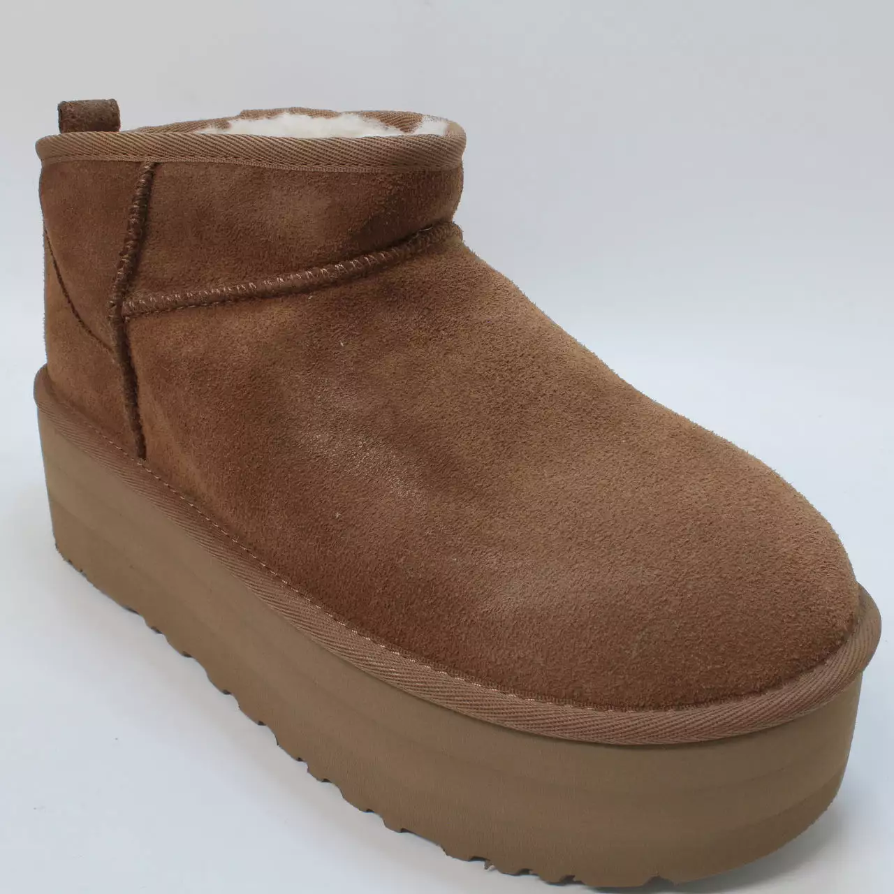 Womens UGG Classic Ultra Mini Platform Chestnut - Size 6 UK