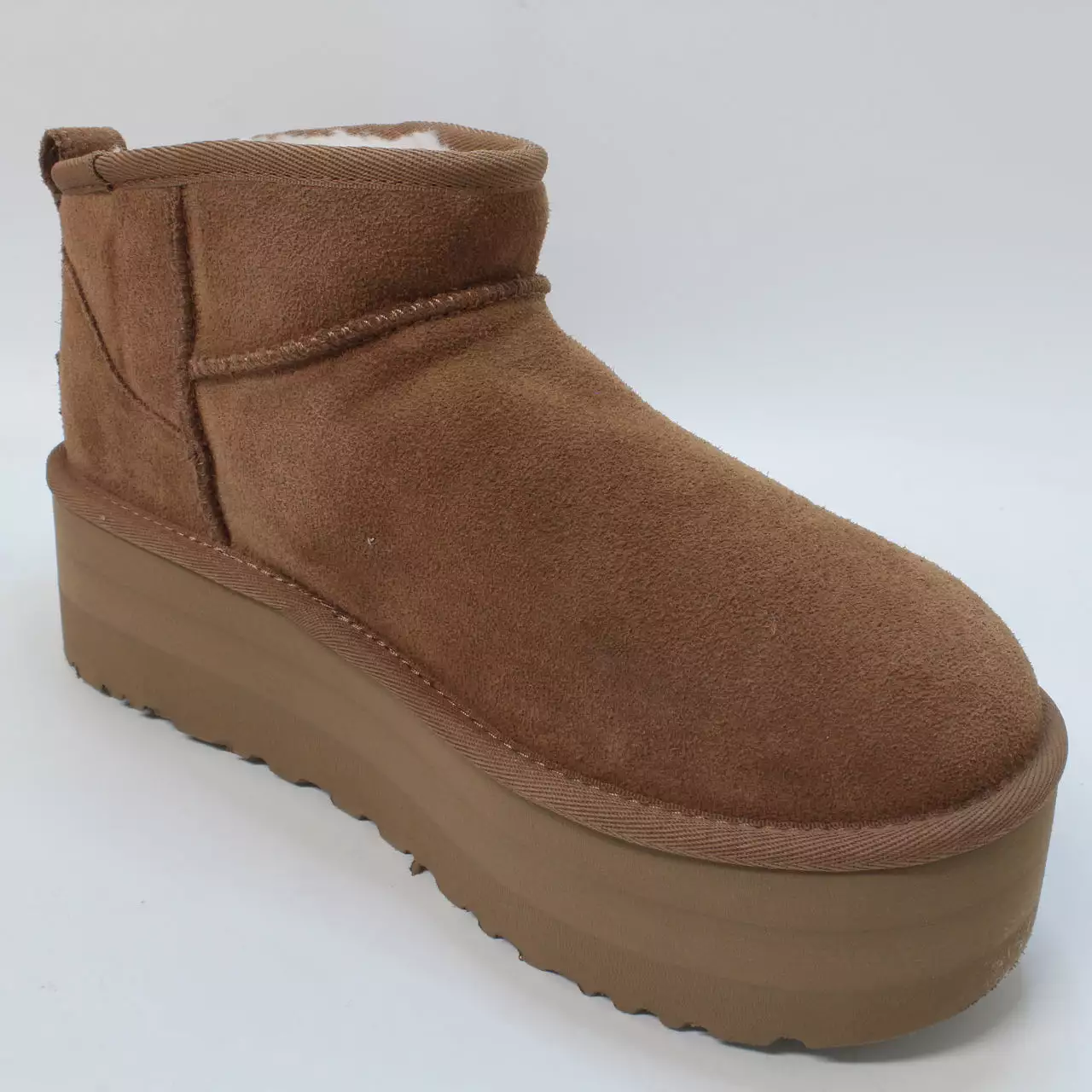 Womens UGG Classic Ultra Mini Platform Chestnut - Size 6 UK