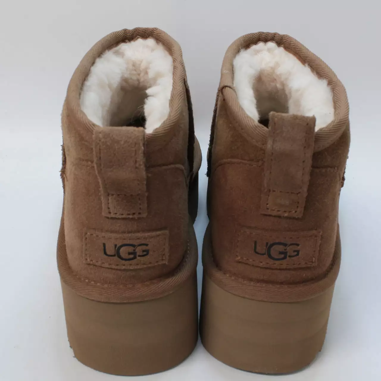 Womens UGG Classic Ultra Mini Platform Chestnut Size 6 - UK