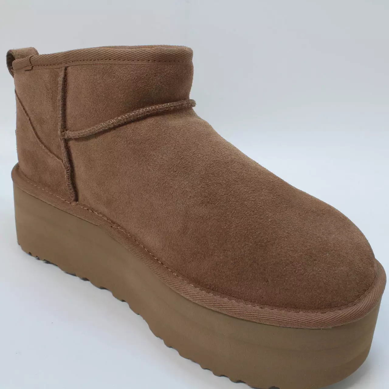 Womens UGG Classic Ultra Mini Platform Chestnut Size 6 - UK