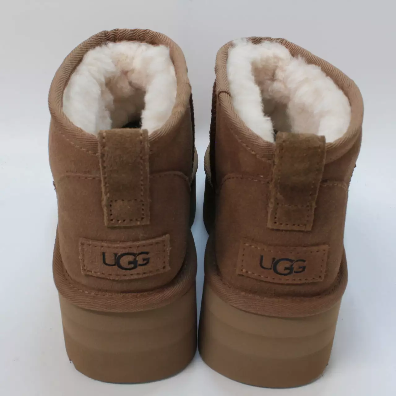 Womens UGG Classic Ultra Mini Platform Chestnut Size 6