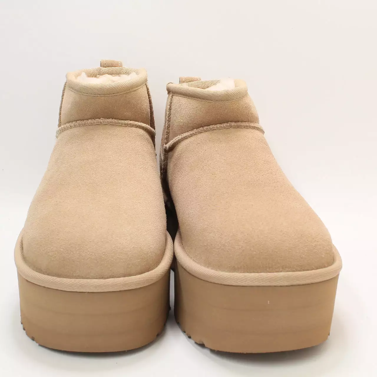 UGG Classic Sand Suede Mini Platform Sandals