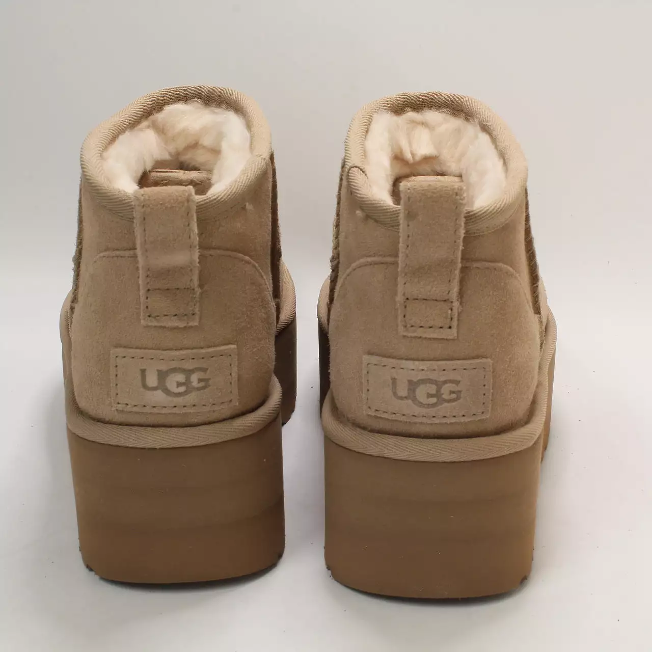 UGG Classic Sand Suede Mini Platform Sandals