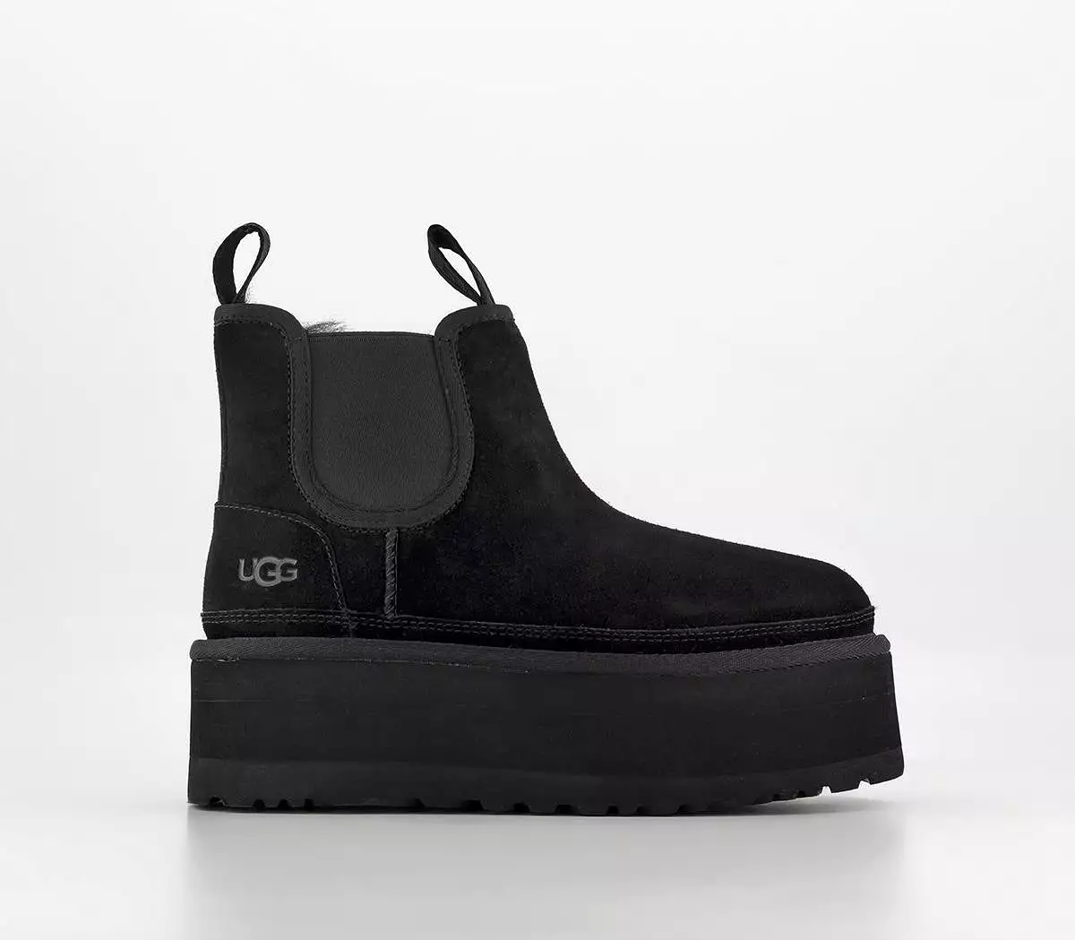 Womens UGG Platform Chelsea Black