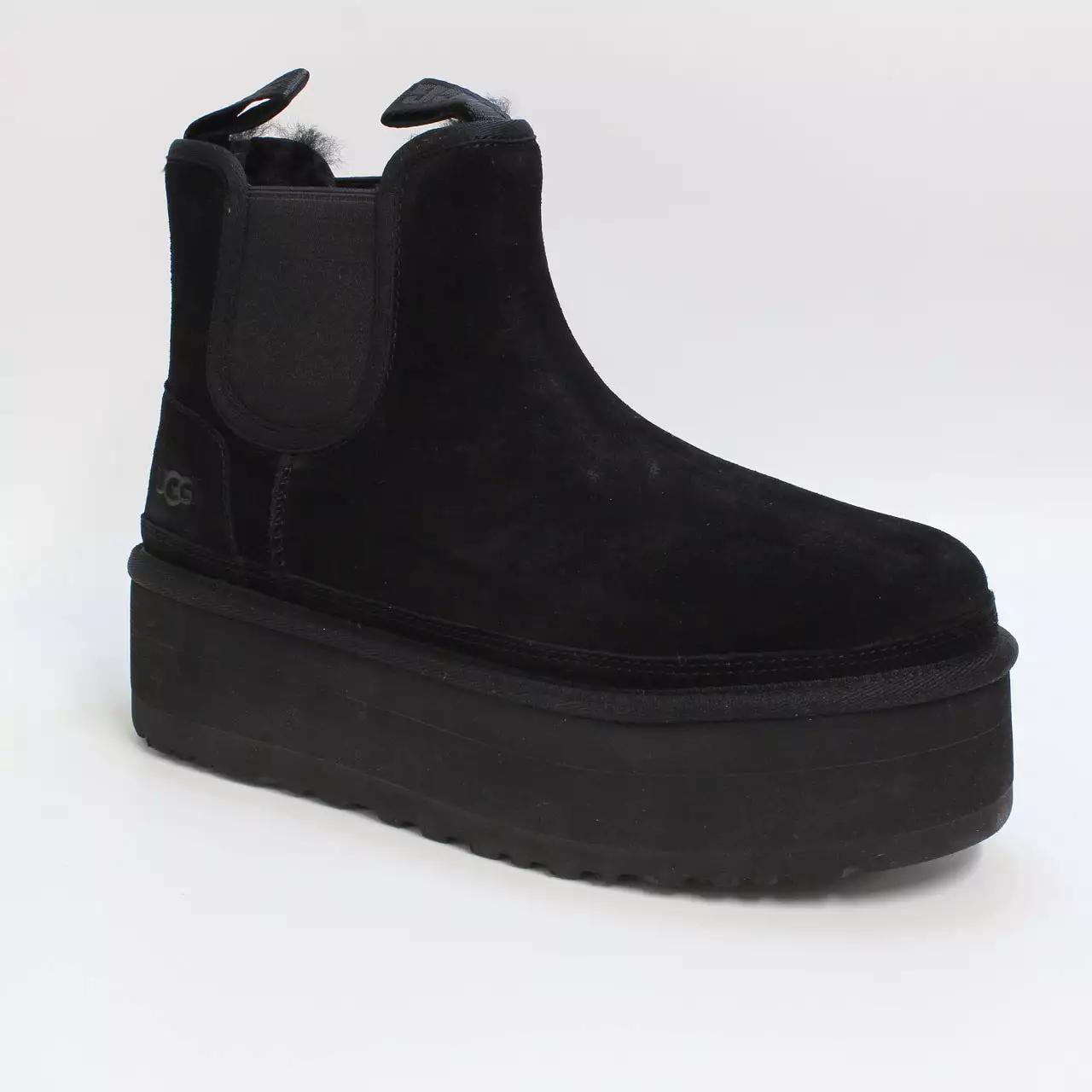 Womens UGG Platform Chelsea Black