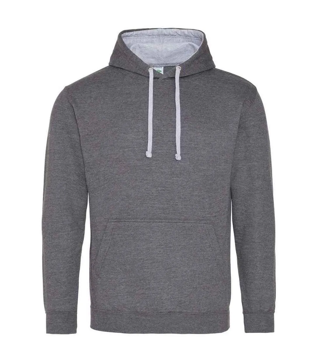 Women's Varsity Hoodie Charcoal/Heather Grey Awdis