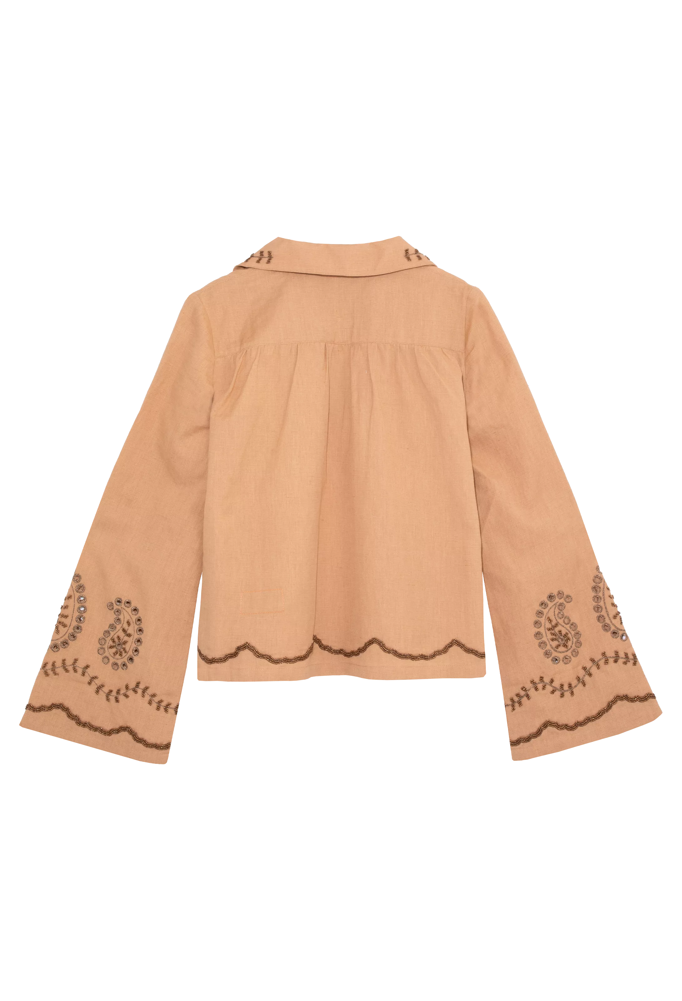 Woven Embroidered Top