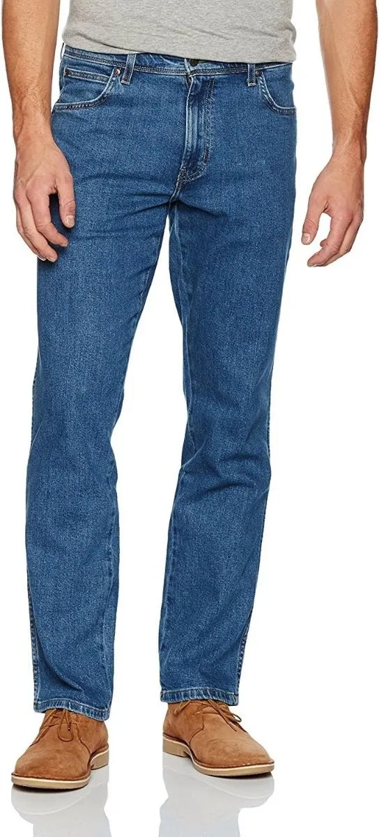 Wrangler Durable Stretch Denim Jeans Classic Blue