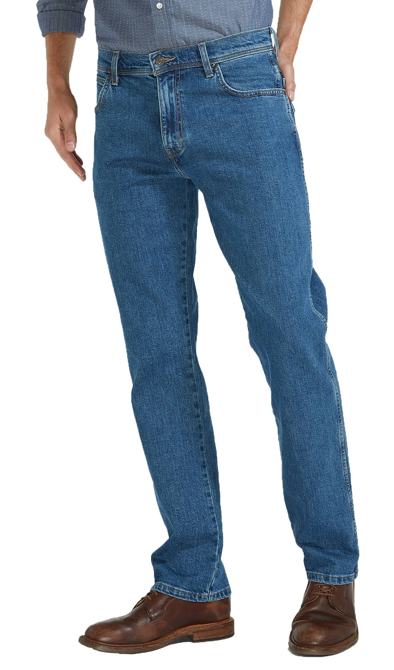 Wrangler Durable Stretch Denim Jeans Classic Blue