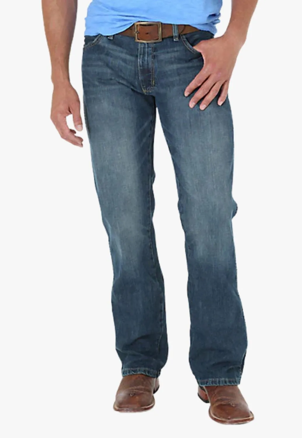 Wrangler Mens Retro Slim Fit Bootcut Jean