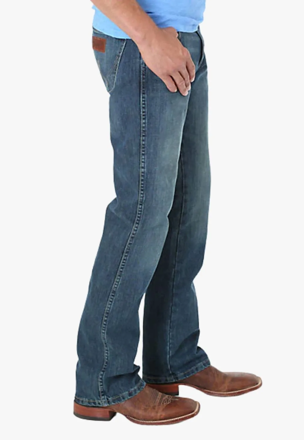 Wrangler Mens Retro Slim Fit Bootcut Jean