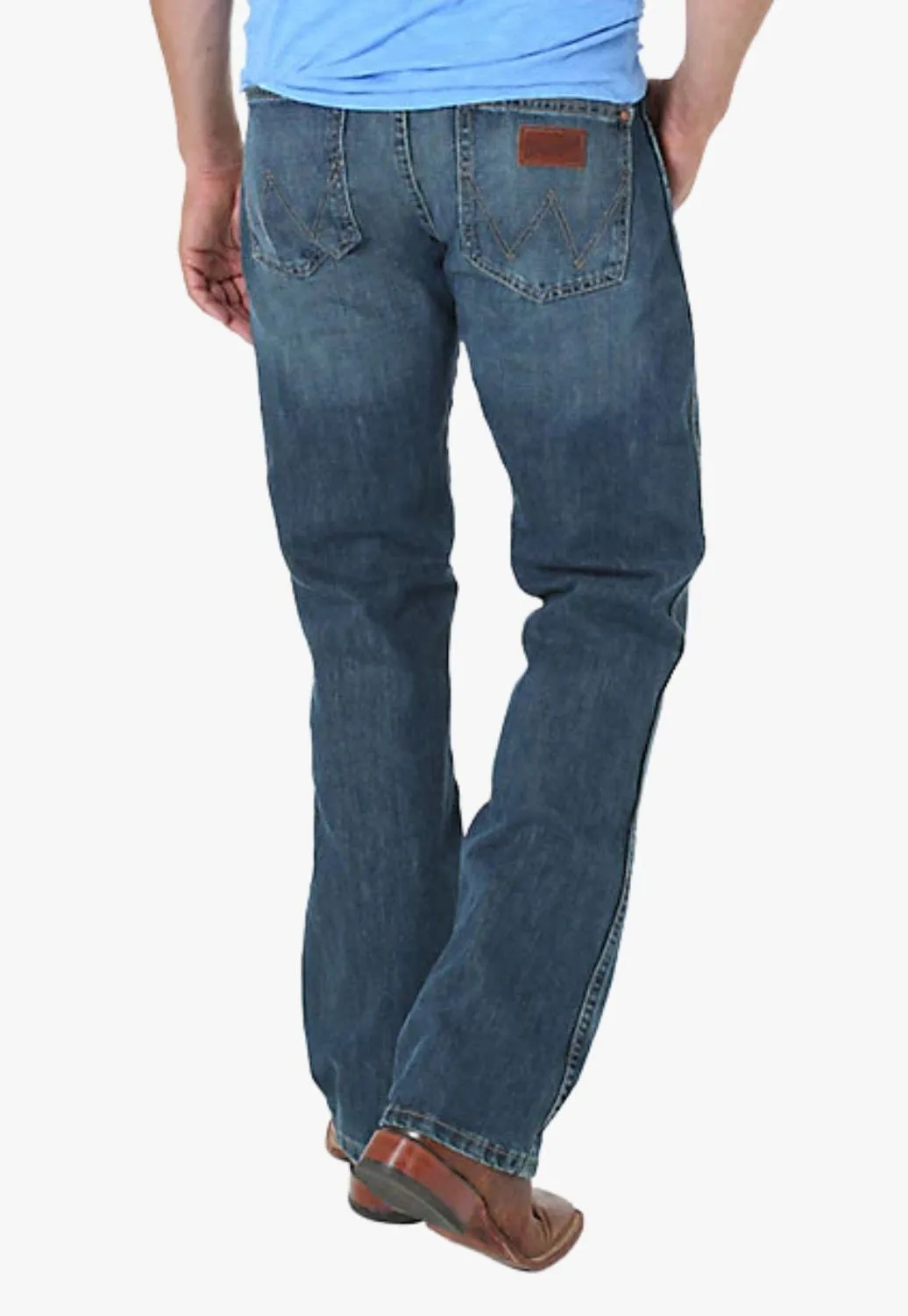 Wrangler Mens Retro Slim Fit Bootcut Jean